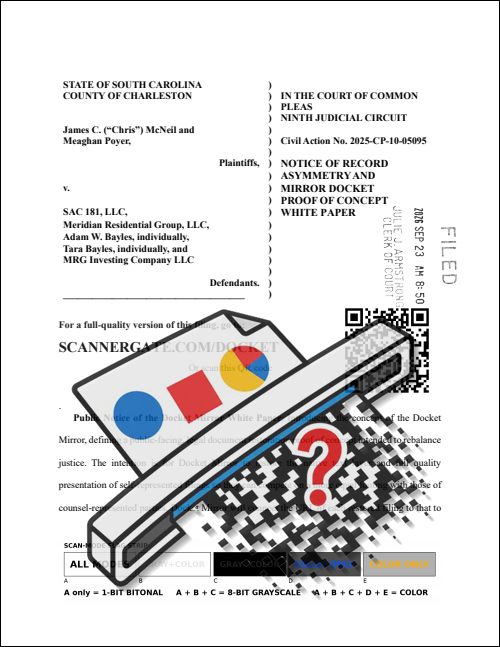 Filing preview with Scannergate scanner illustration